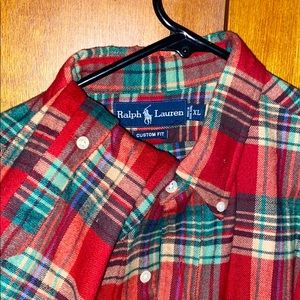 Polo plaid button down.